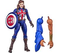 Avengers Hasbro Marvel Legends Series, Figurine Captain Carter de 15 cm, Design Premium, 1 Accessoire et 2 pièces Build-a-Figure F0331 Multicolore