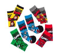 Marvel - Pack 5 paires de chaussettes Avengers S-M