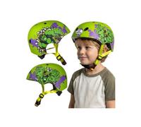 Avengers Hulk Casque de vélo sûr pour garçon, sportif, réglable 52-56 cm 56 cm