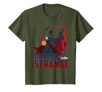 Avengers Infinity War Doctor Strange Character T-Shirt, Enfant, Olive, 2 Ans
