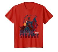 Avengers Infinity War Doctor Strange Character T-Shirt, Enfant, Rouge, 10 Ans