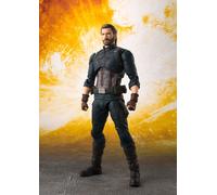 Avengers Infinity War Figurine S.H. Figuarts Captain America & Tamashii Effect Explosion 16 Cm