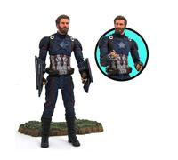 Figurine - Diamond Select - Captain America - 18 cm - Avengers Infinity War - Détails réalistes