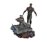 Avengers Infinity War Statuette Marvel Premier Collection Thor & Rocket Raccoon 30 Cm