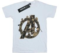 Avengers Infinity War - T-shirt pour garçon BI544 (116) (Blanc)