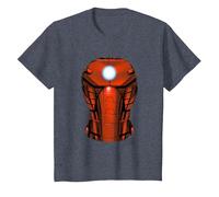 Avengers Iron Man Chest Burst T-Shirt, Enfant, Bleu Chiné, 2 Ans
