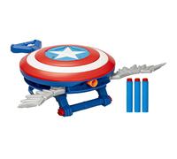 Marvel Comics Pistolet Nerf Skyshot Captain America Brave New World avec bouclier pour déguisement