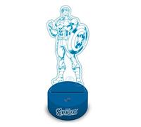 Avengers LED acrylique 2D Lampes désodorisantes Anneaux d'Ampoule Décoration d'intérieur Unisexe Adulte, Multicolore (Multicolore), Unique