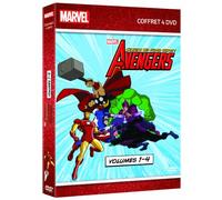 Avengers : l'équipe des Super-héros-Coffret 4 DVD-Volumes 1-4