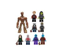 Avengers Les Gardiens de la Galaxie Blocs de construction Little People Big Tree People Lucky Star Jue