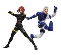 Avengers Marvel Legends - Pack 2 figurines Black Widow & Quicksilver 15 cm