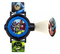 Avengers Montre pour Enfant AVG3536 avec Cadran numérique Multicolore et Bracelet Bleu en polyuréthane