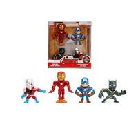 Jada Set de 4 figurines métalliques Avengers 7 cm Multicolore
