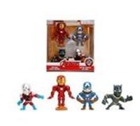 Jada Set de 4 figurines métalliques Avengers 7 cm Multicolore