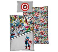 Avengers - Parure de Lit Enfant Coton Captain America
