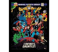 AVENGERS - Poster encadré (40 cm x 30 cm) (Multicolore)