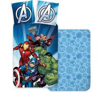 Avengers Power Strike Set de linge de lit pour enfants 100×135 cm, 40×60 cm