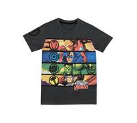 Avengers - T-Shirt - Garçon - Avengers - 5 a 6 Ans, Gris, 5 - 6 Ans