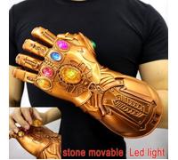 Avengers Thanos Bras Gants Avec LED Lumières Gems Mobile Infinity Gauntlet Super-héros Cosplay Props
