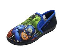 AVENGERS The, garçons ou filles, pantoufles Marvel pour enfants, bleu, taille 2 UK, 34 EU