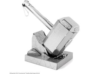 AVENGERS Thor's Hammer Mjolnir Maquette à Construire - 3D - Métal avec 2 feuilles - Sur carte 12x17 cm