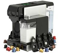 avenido Machine à expresso multi-capsules avec mousseur à lait, puissance de 2850 W, pression 19 bar et 7 adaptateurs, acier inoxydable