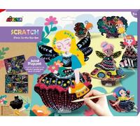 Avenir 6301682 - Scratch Faires in the Garden, Elfes dans le jardin, images à gratter, set de bricolage
