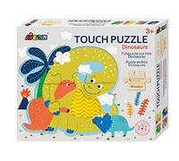 Avenir 6305057 Puzzle sensoriel Dinosaure pour Enfants à partir de 3 Ans 4 x 4 pièces