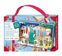 Avenir 6305080 - Kit de Bricolage 3D - New York - Puzzle Miniature en Bois - Cadeau de décoration pour Adultes et Enfants à partir de 6 Ans