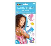 AVENIR AVE10112 Grands tatouages pour enfants - Animaux marins - 5+