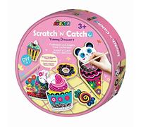 Avenir Créez mon propre jeu de pêche | Délicieux dessert | Jeu de pêche traditionnel combiné à l'art à gratter | Pour enfants à partir de 3 ans