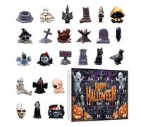 Avenir Enchet Des Objets De Collection - Calendrier Compte À Rebours De 24 Jours, Resin Creepy Sculptures O-rnement De Bureau, Halloween Horror Resin Figurines Pour Le Manteau De Bureau