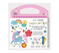 Avenir Kit de coloriage Haku Yoka Unicorn Friends – 6 crayons cire d'abeille Smile – Certifié FSC