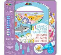 Avenir Jeu de coloriage sous-marin, set créatif 3 en 1 avec jeux, autocollants et coloriages, DIY, pour enfants dès 3 ans