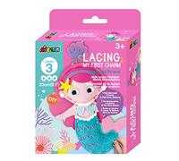 Avenir | Mon premier laçage | Charmes amis sirène | Première couture pour les enfants de 3 ans et plus | Activité créative amusante à faire soi-même - Développe les compétences de couture et de