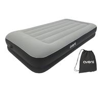 AVENLI Matelas gonflable auto-gonflant pour 1 personne - 191 x 99 x 36 cm - Avec pompe intégrée - Surface de couchage élevée - Surface floquée pour le camping et la maison