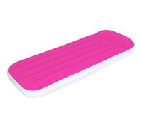 AVENLI Matelas Gonflable Lit Camping Rose 1 Enfant 157x66x23cm Lit d'appoint Surface de Couchage Moelleuse et floquée Matelas de Voyage pour Camping et Maison