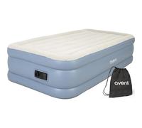 AVENLI Matelas Gonflable Lit Electrique autogonflant 1 Place 191x99x46cm Lit d'appoint avec Pompe intégrée Hauteur de Couchage Extra élevée Surface floquée pour Camping et Maison