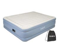 AVENLI Matelas Gonflable Lit Electrique autogonflant 2 Personnes 203x152x46cm Lit d'appoint avec Pompe intégrée Hauteur de Couchage Extra élevée Surface floquée pour Camping et Maison