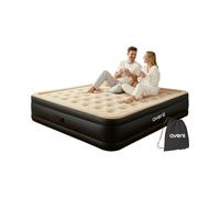AVENLI Matelas Gonflable Lit Electrique autogonflant 2 Personnes 203x157x47cm Lit d'appoint avec Pompe intégrée Hauteur de Couchage Extra élevée Surface floquée pour Camping et Maison