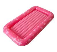 AVENLI Matelas gonflable pour 1 enfant - Rose - 152 x 89 x 17,5 cm - Matelas gonflable - Surface de couchage douce avec surface floquée - Lit de voyage pour le camping et la maison