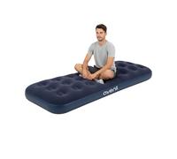 AVENLI Matelas Gonflable Single-Size 191x73x22 cm, 1 Personne, Coil-Beam, floqué Gonflable, Jusqu’à 150 kg, Bleu, Camping lit d’appoint Plein air - Matelas Gonflable pour 1 Personne
