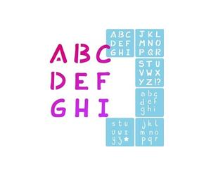 AVENMARD SET 6 POCHOIR ENF ALPHABET