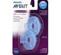 Avent 2-pack Blue Soothie Pacifiers (3+ months) BPA Free by Philips AVENT