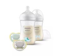 Avent coffret bébé Naturel Responce 2 biberons décors