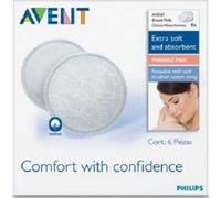 Avent Coussinets d'Allaitement Lavables 6 unités