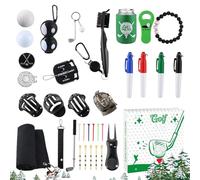 Avent de golf de Noël, 24 jours Accessoires de golf Compte à rebours pour Noël, Nouvel Avenir, pour débutants, passionnés, père, fils, petit ami, famille, amis joueurs