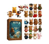 Avent de Noël 2025 | Décoration d'intérieur en acrylique 2D - Compte à rebours de Noël, calendrier de vacances | Pour et adultes Fenêtre Mur Porte Chambre à coucher Fête Bureau École Nouveaux