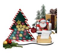 Avent De Noël En Bois Panneau Décoratif Réutilisable Plateau Décoratif
