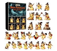 Avent Halloween 24 Jours 2026 Fantôme Mignon en Acrylique 2D Avent